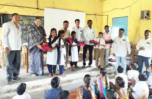 Donations to Zilla Parishad School